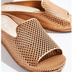 FP “Jeffrey Campbell” gold slides SALE ASAP